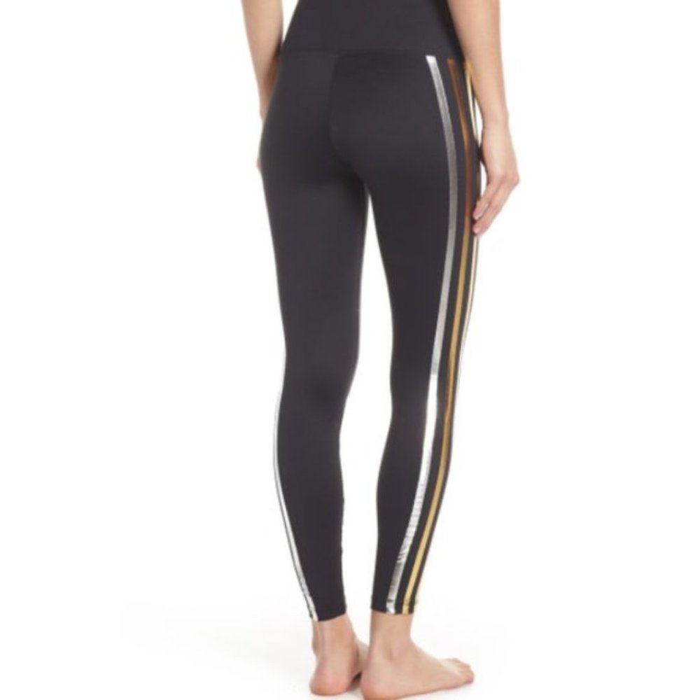 Beach Riot Jade Gold Stripe Leggings Size XS - Picture 10 of 10